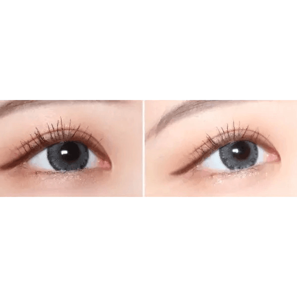 LensTown Romantea Tokyo Grande Warm Gray — contact lens appearance comparison