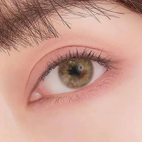 LensTown Romantea Venice Gray — single-eye close-up showing the contact lens appearance