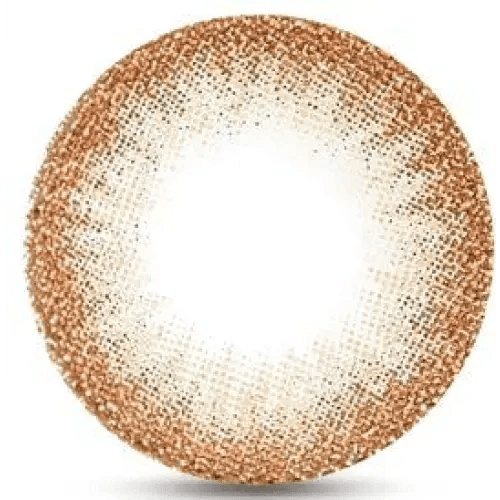 LensVery Rosee Classic Brown colored contact lens, 12.9mm graphic diameter, Monthly wear