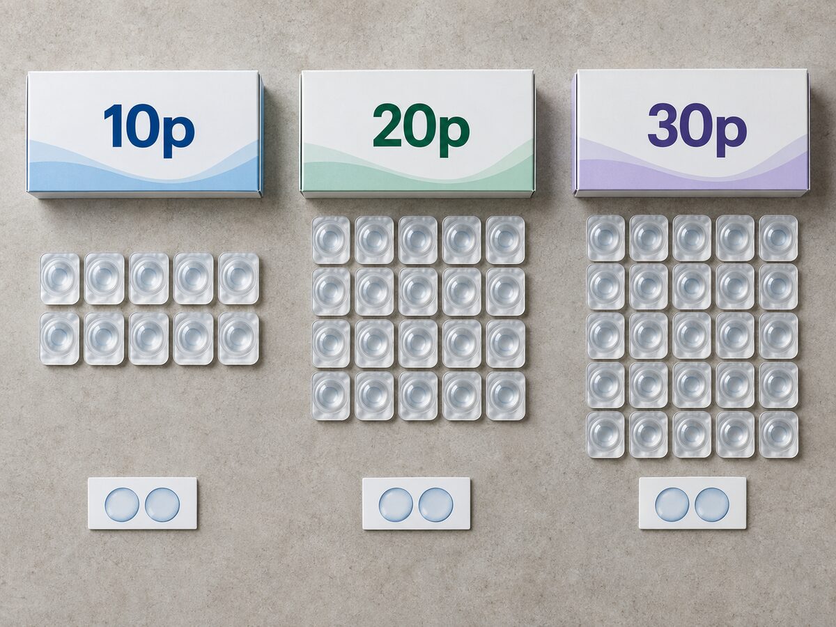 10p, 20p and 30p Contacts: Lenses, Pairs and Two-Eye Supply - KPOP2