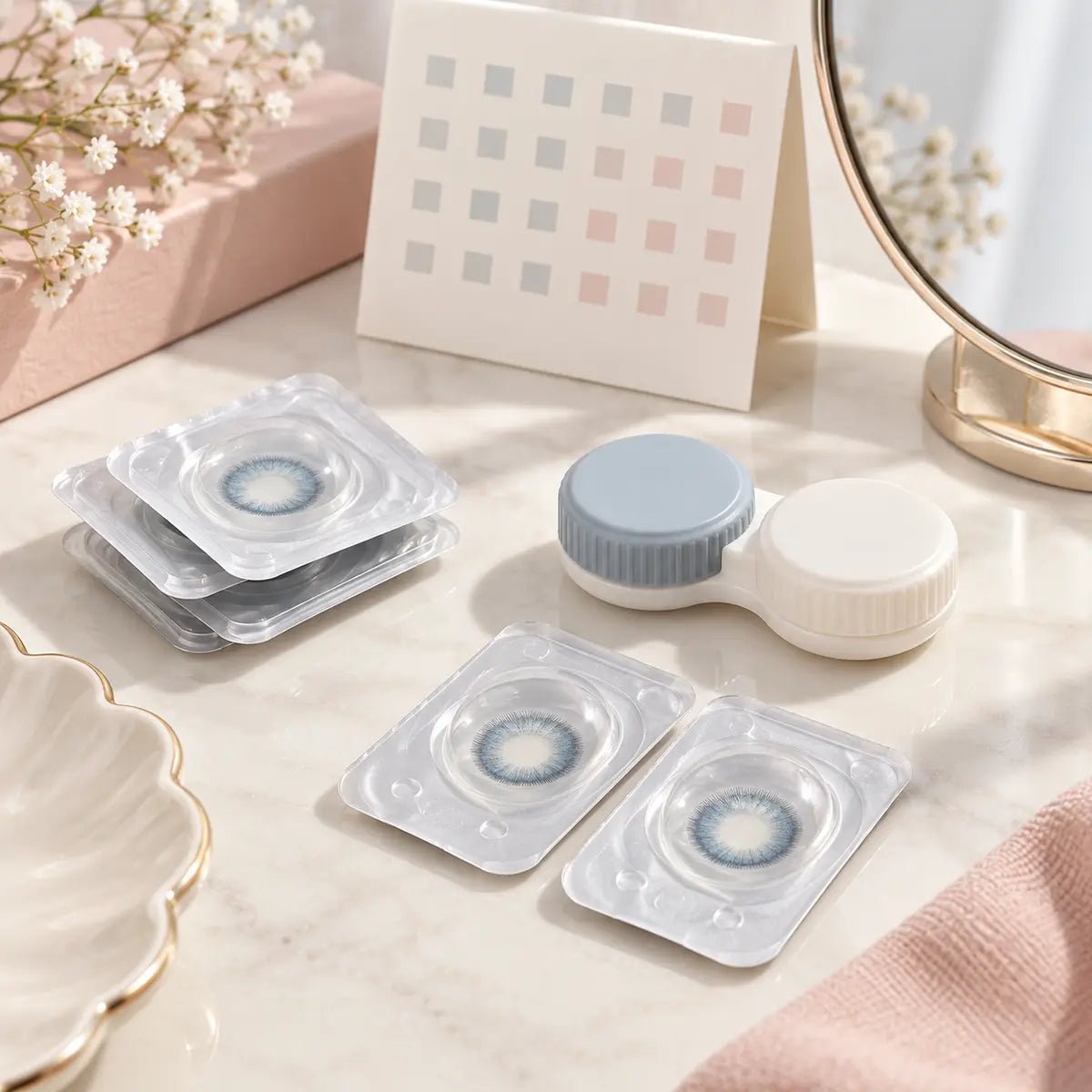 Blue Contacts for Brown Eyes in Store: Cleaning, Storage, and Replacement Rules - KPOP2
