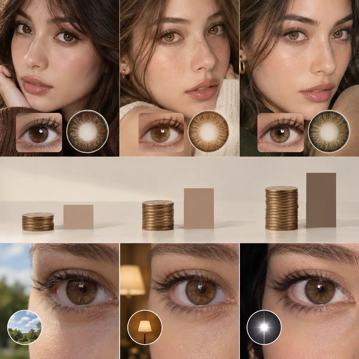 Brown Lens Price: Undertone, Contrast, and Lighting Compared - KPOP2
