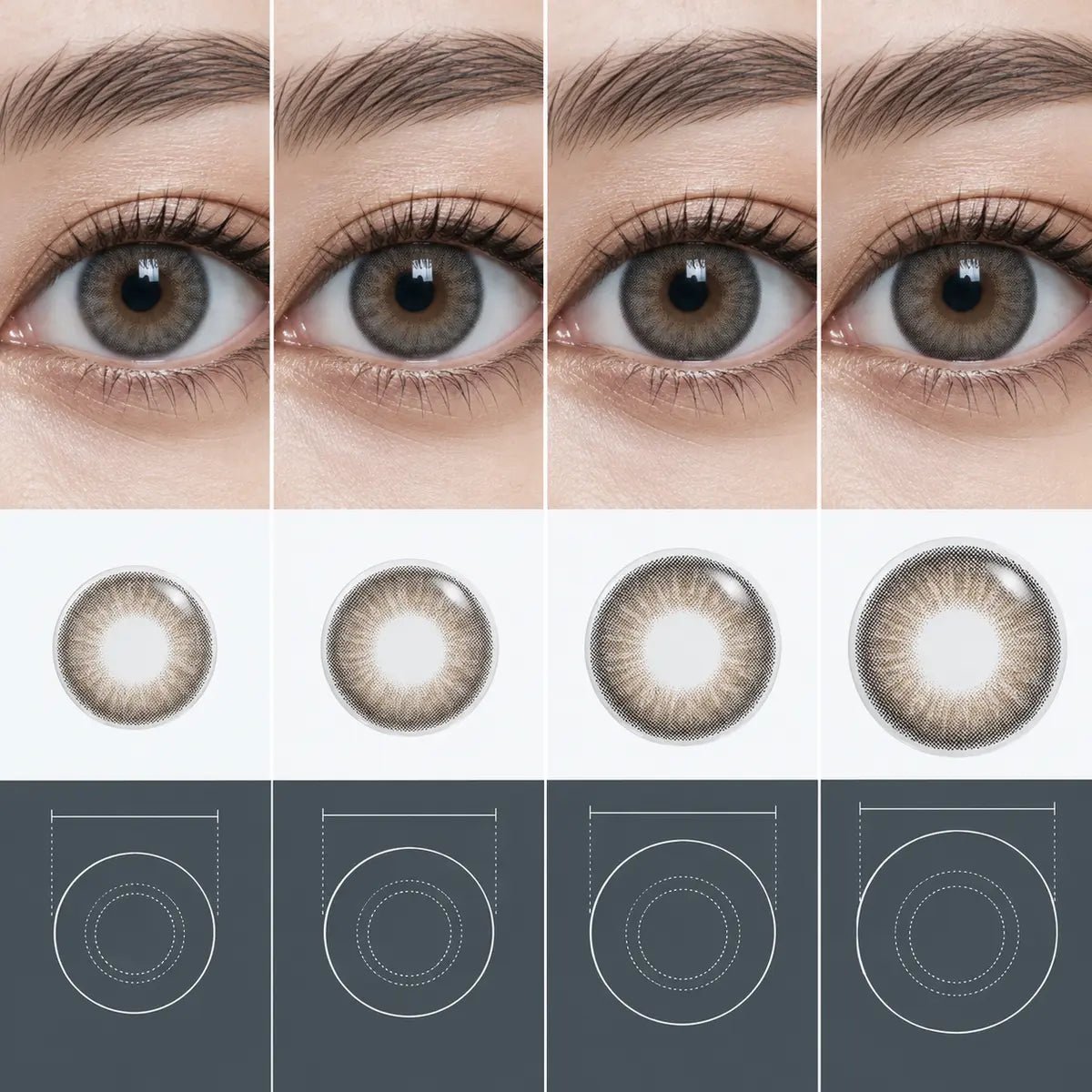 Circle Lens Diameter Comparison: A Practical Size and Pattern Comparison - KPOP2