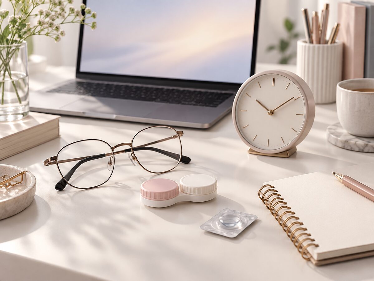 Colored Contacts and Screen Time: Plan Your Workday - KPOP2
