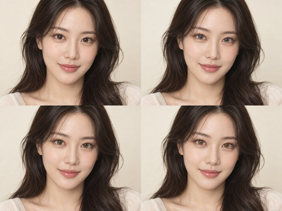Colored Contacts for Dark Brown Eyes: Brown, Gray, Green, Blue or Hazel? - KPOP2