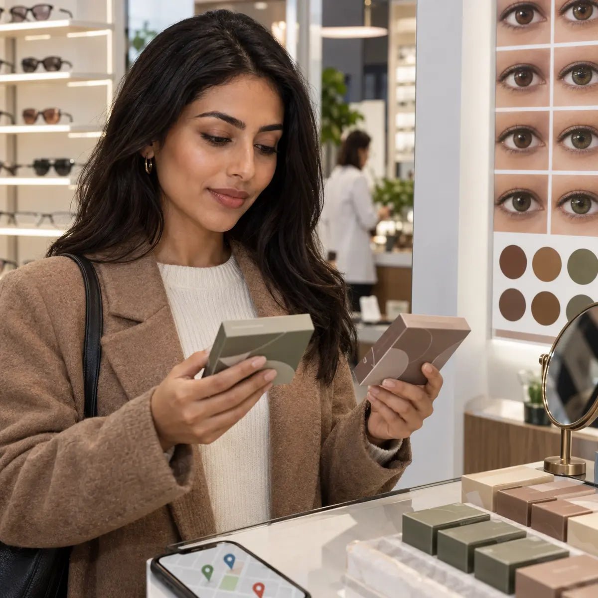 Finding Non-Prescription Colored Contacts for Dark Eyes Near You: Prescription, Retailer, and Product Checks - KPOP2