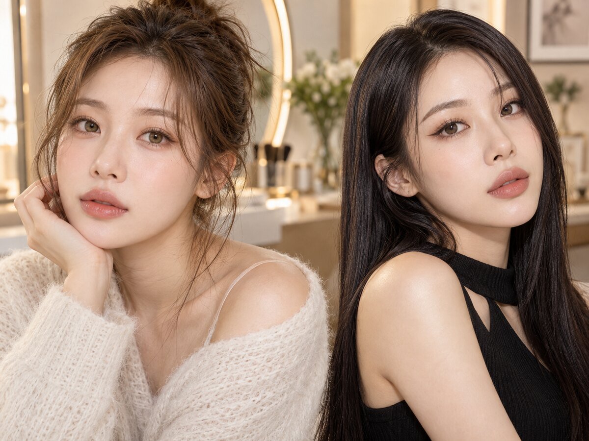 Gradient vs Solid-Color Contacts: How the Pattern Blends - KPOP2