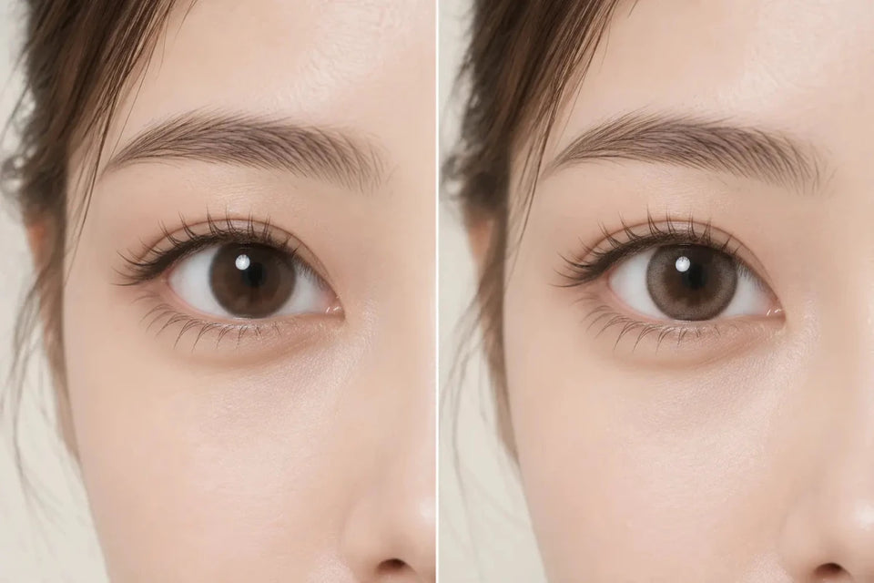 How a Transparent Outer Edge Changes Circle Lens Results - KPOP2