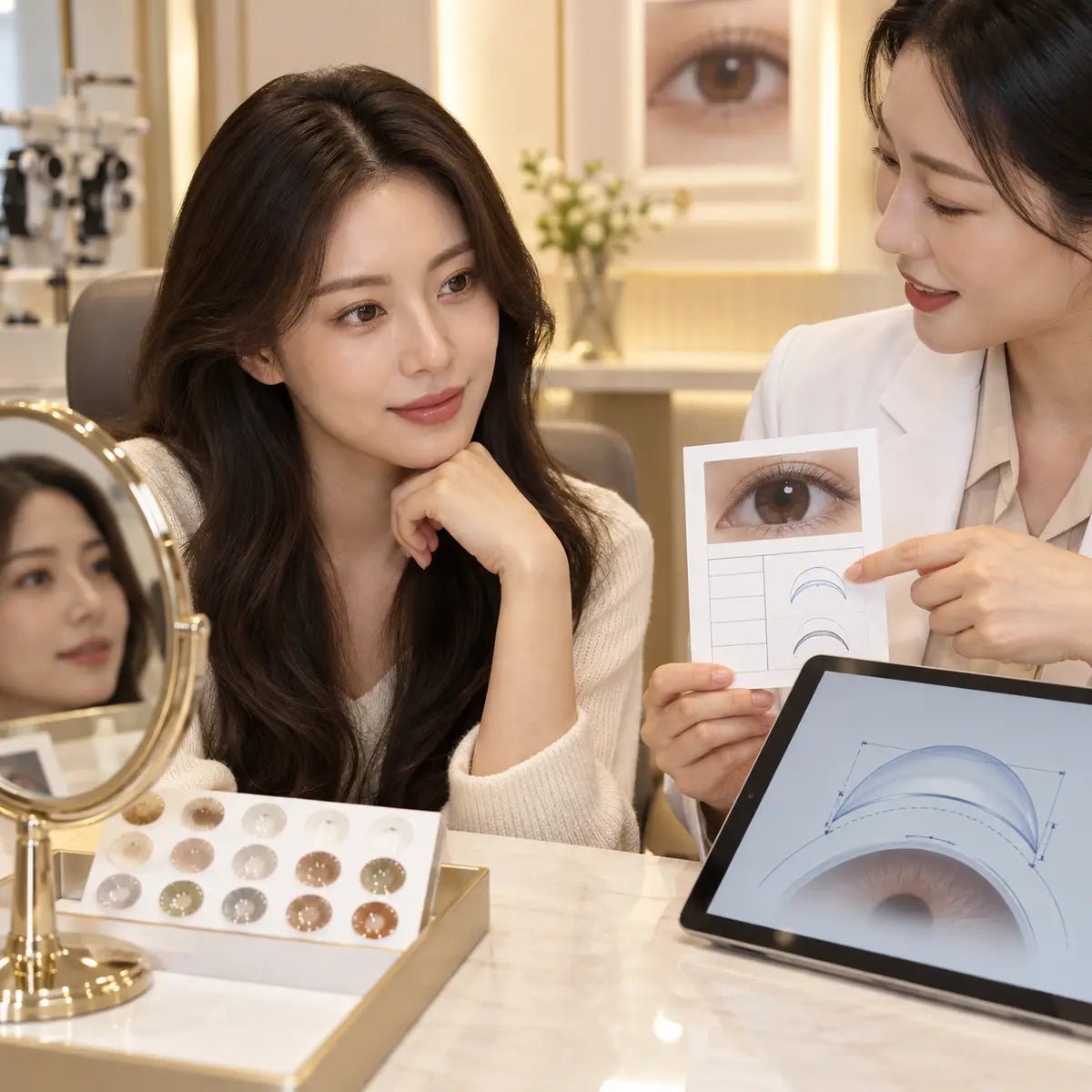 How to Choose Colored Contacts for Dark Eyes with Prescription: Power, Base Curve, and Product Checks Explained - KPOP2