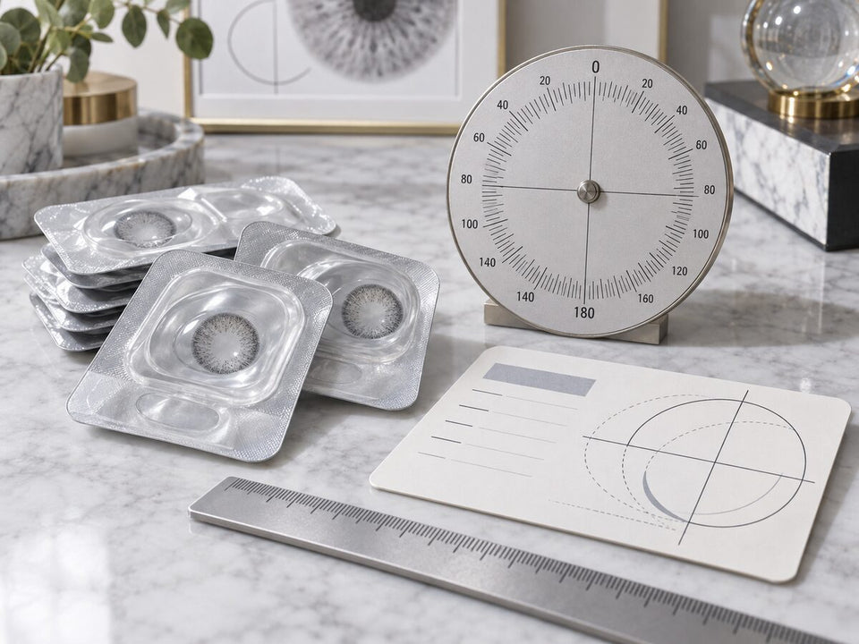 LensTown Kiralet Gray Toric: Confirm Axis Before Ordering - KPOP2