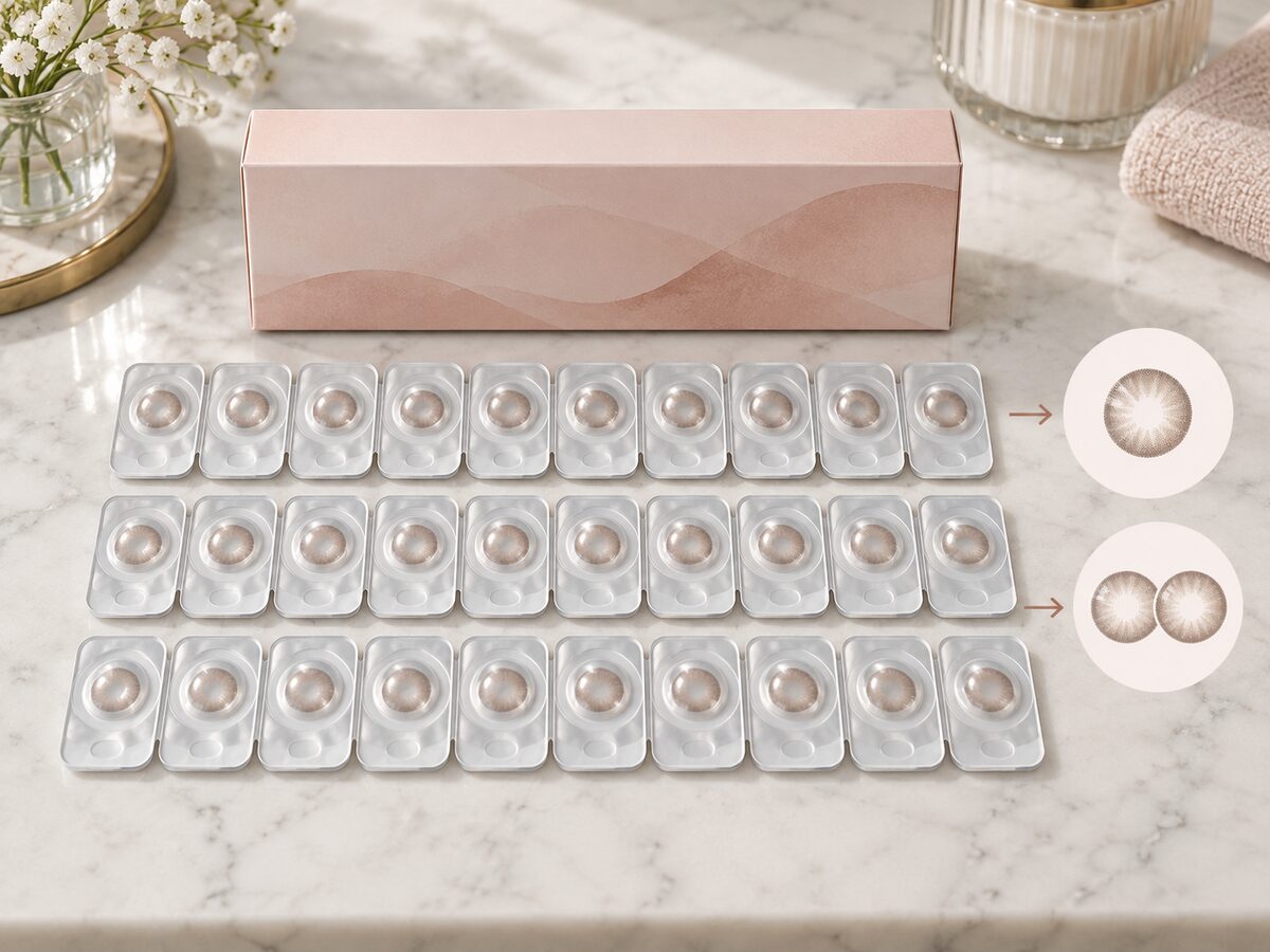 LensTown Lighly Rose Beige 30p: Daily-Lens Supply Before Buying - KPOP2
