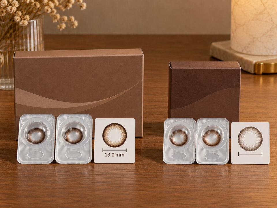 LensVery Vellica Brown vs Anello No.3 Brown: Size and Boxes - KPOP2