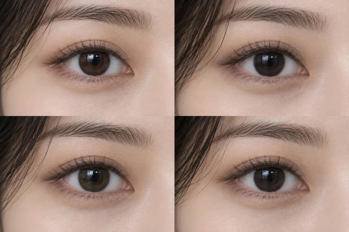 Lowest-Contrast Colored Contacts for Nearly Black Eyes - KPOP2