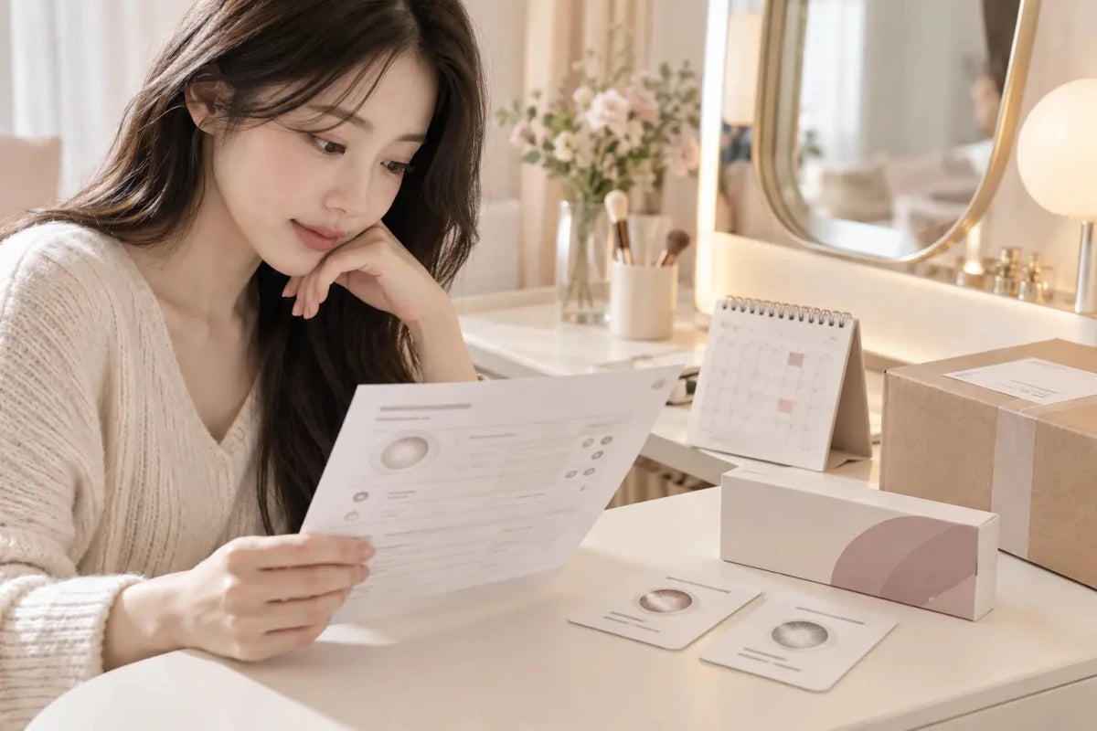 Made-to-Order Colored Toric Contacts: Preorder Checklist - KPOP2