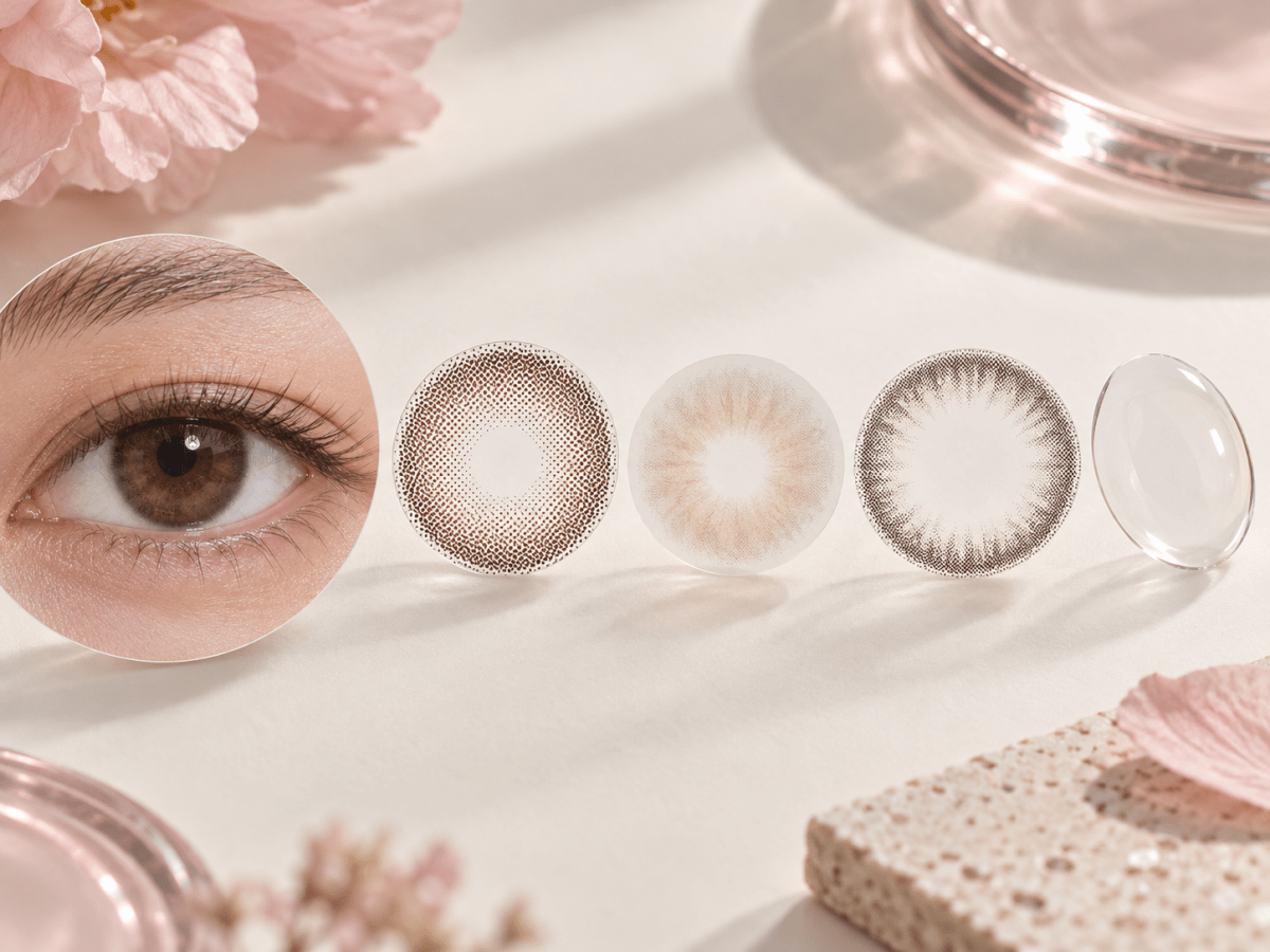 Natural Brown Contacts: How to Avoid a Flat, One-Color Look - KPOP2