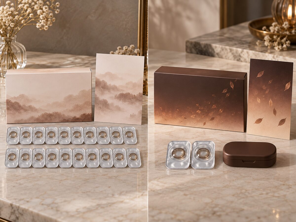 OLENS Misty Natural Choco vs Falling Choco: Daily or Monthly? - KPOP2