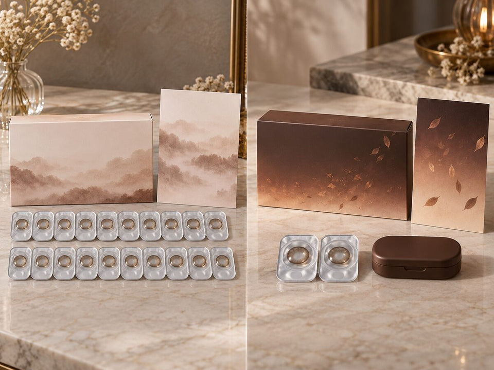OLENS Misty Natural Choco vs Falling Choco: Daily or Monthly? - KPOP2