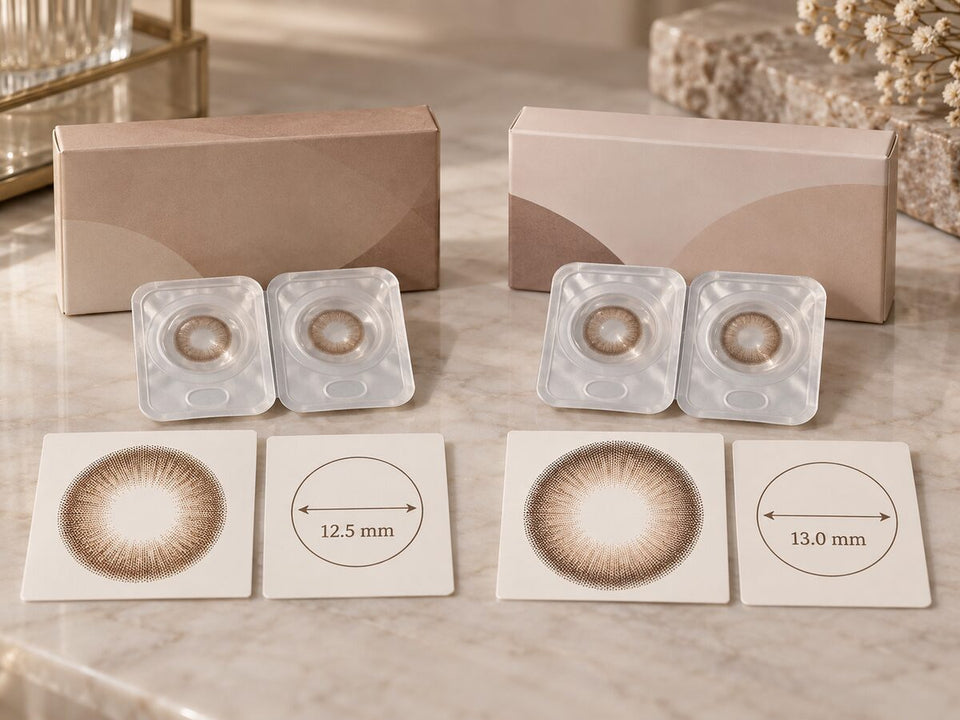 OLENS Real Ring Brown vs ViVi Ring Brown: Monthly Lens Comparison - KPOP2