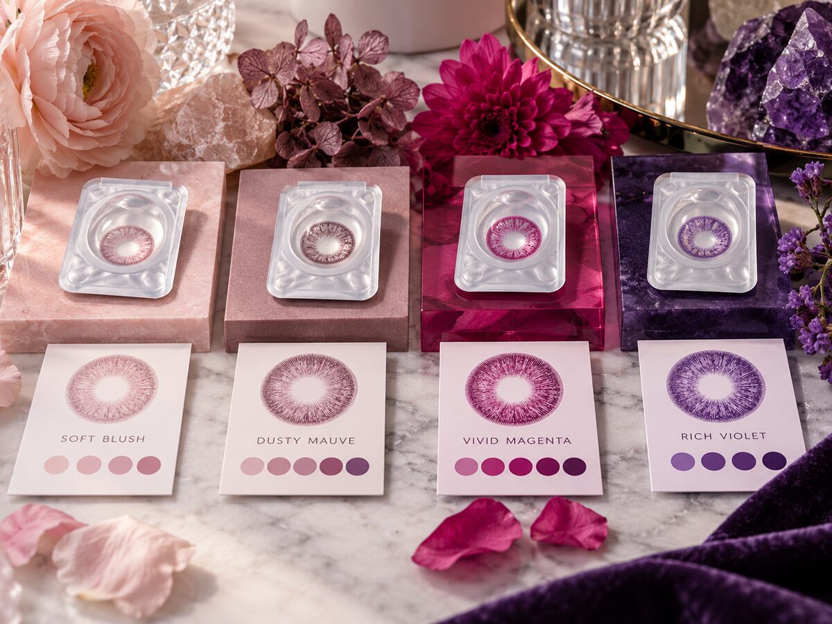 Pink and Violet Contacts: From Soft Color to Statement Looks - KPOP2