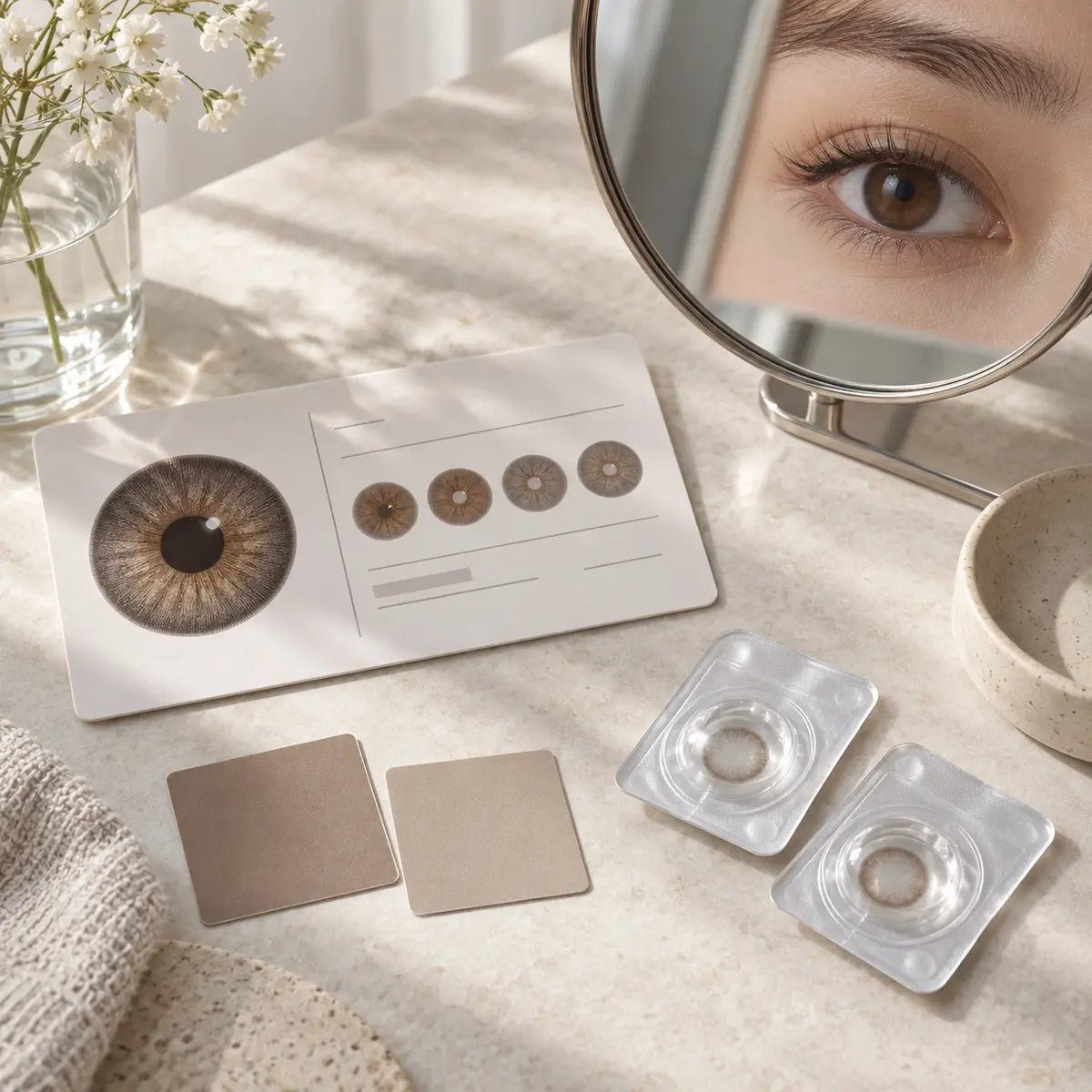 Prescription Colored Contacts for Brown Eyes: Power, Base Curve, and Product Checks Explained - KPOP2