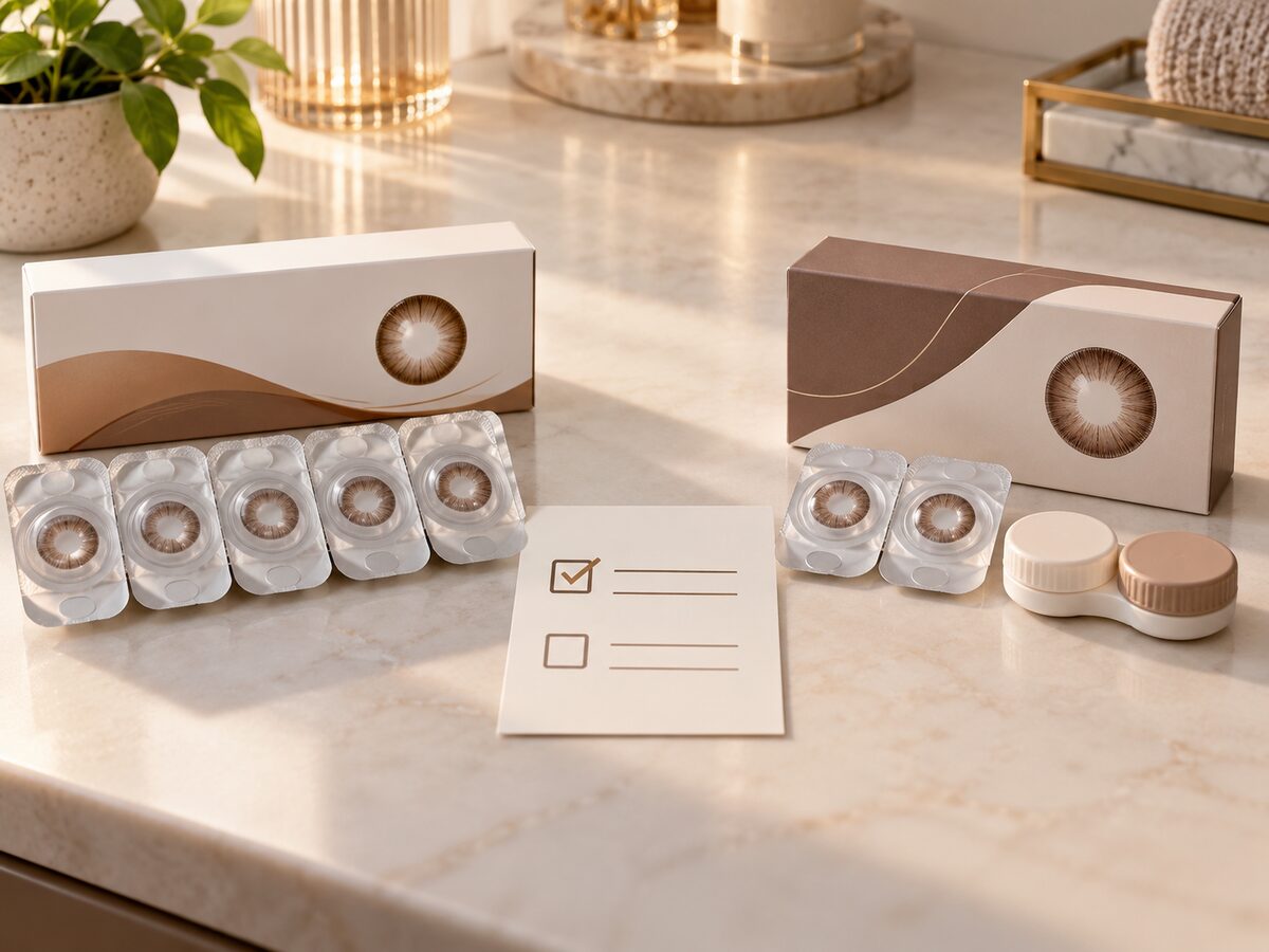 Reordering OLENS ViVi Ring Brown: 1Day 20p or Monthly? - KPOP2