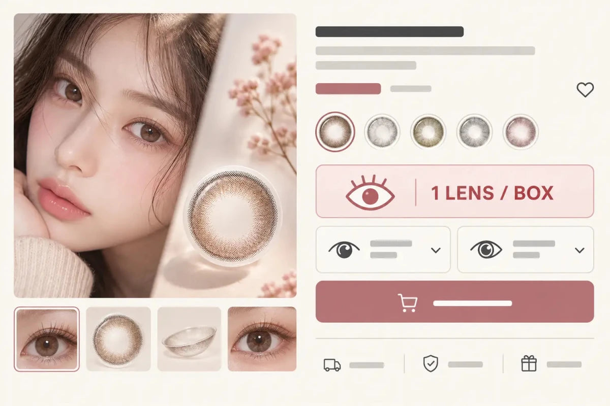 Where Product Pages Should Explain One Box Per Eye - KPOP2