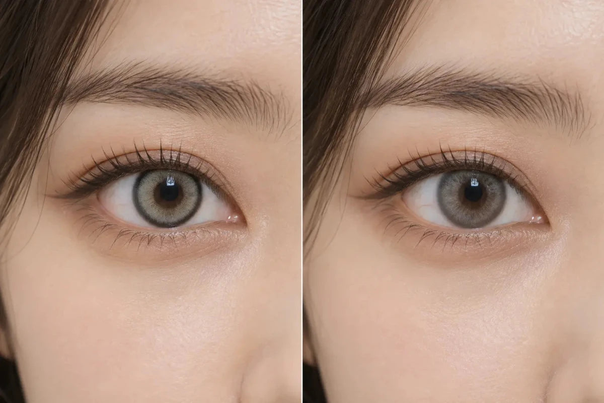Why a Light Colored Contact Center Can Look Harsh on Dark Irises - KPOP2