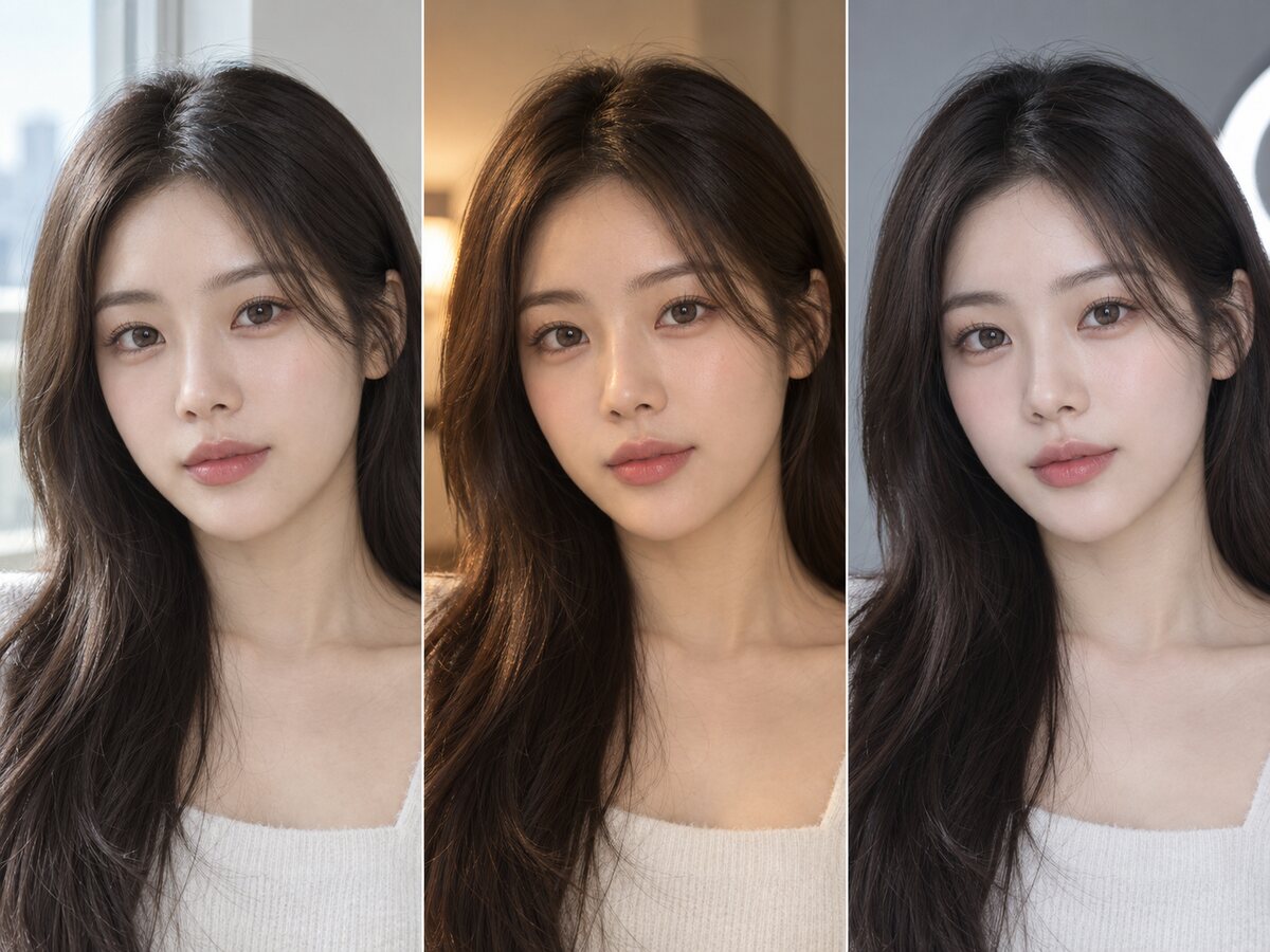 Why Brown Contacts Look Darker Indoors: Daylight, Warm Light and Ring Light - KPOP2