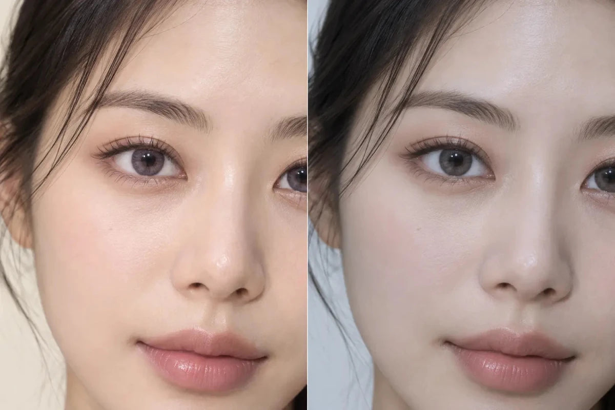 Why Violet Contacts Can Look Gray on Dark Brown Eyes - KPOP2