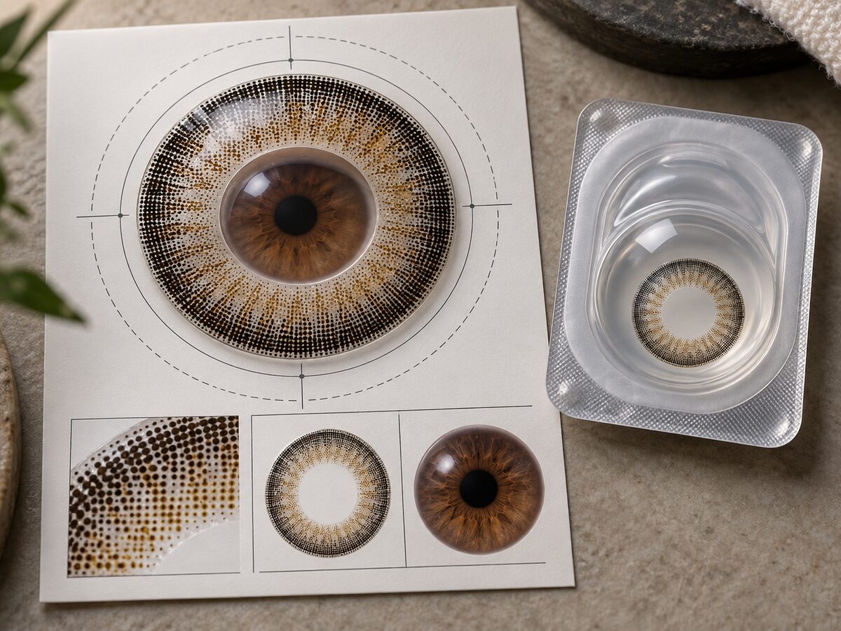 Why Your Natural Eye Color Shows Around the Center of a Colored Lens - KPOP2