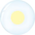 Clalen Freedom 380 daily clear contact lens — lens-only image
