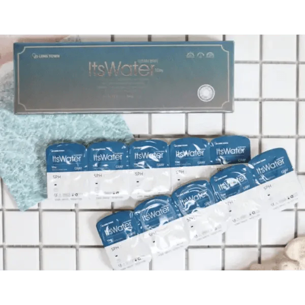 LensTown It's Water Gray (10p) — contact lens packaging