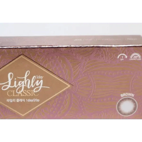 LENSTOWN Lighly Classic Brown 13.6mm (20p)