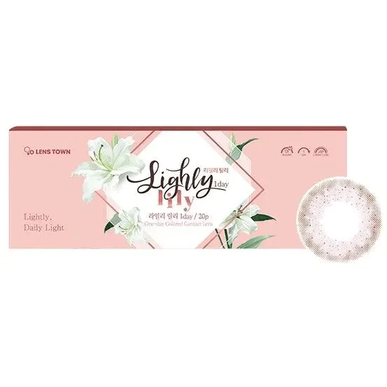 LensTown Lighly Lily Marry Pink (20p) — contact lens packaging