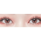 LensTown Lighly Lily Marry Pink (20p) — both eyes wearing the contact lenses