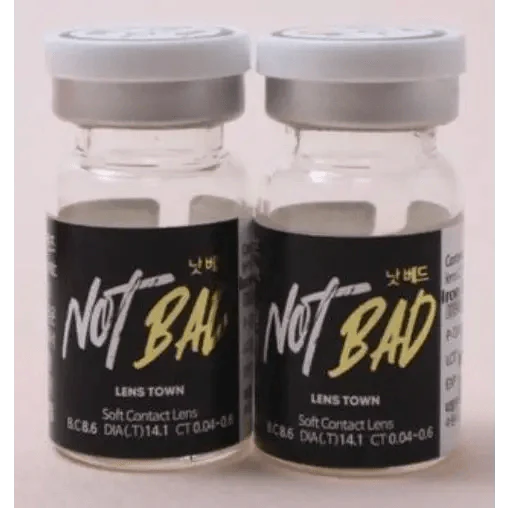 LensTown Not Bad Brown — contact lens packaging