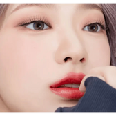 LensRang Real Ocean Gray — model portrait showing the contact lens look