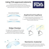 LensVery Rosee Classic Gray — contact lens product information graphic