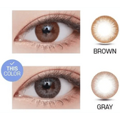 LensVery Rosee Classic Gray — contact lens appearance comparison
