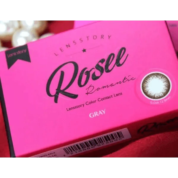 LensVery Rosee Romantic Gray — contact lens packaging