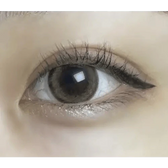 LensRang School Ring Brown — single-eye close-up showing the contact lens appearance
