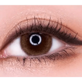 LensRang School Ring Brown — single-eye close-up showing the contact lens appearance