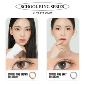 LensRang School Ring Gray — contact lens appearance comparison