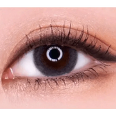 LensRang School Ring Gray — single-eye close-up showing the contact lens appearance