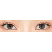 LensRang School Ring Gray — both eyes wearing the contact lenses