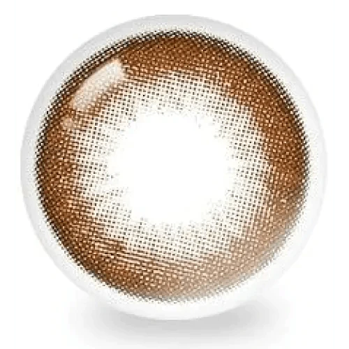 LensRang Snug Choco colored contact lens, 13.4mm graphic diameter, Monthly wear