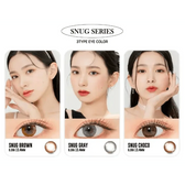 LensRang Snug Choco — contact lens appearance comparison