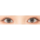 LensRang Snug Gray — both eyes wearing the contact lenses
