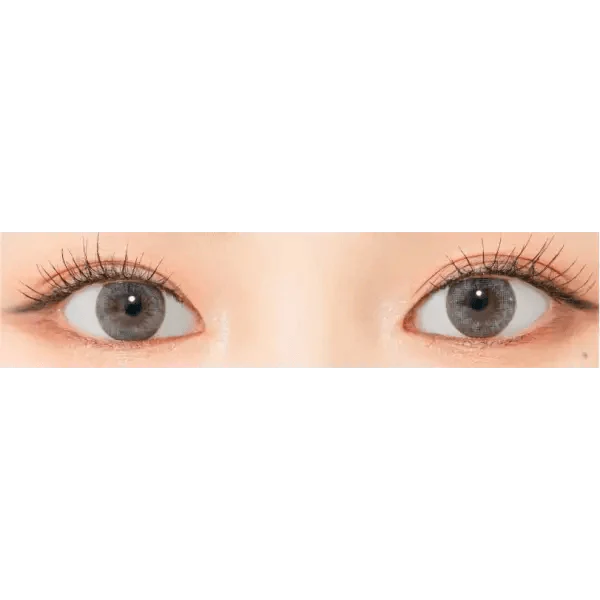 LensRang Snug Gray — both eyes wearing the contact lenses