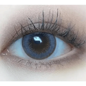 LensRang Snug Gray — single-eye close-up showing the contact lens appearance